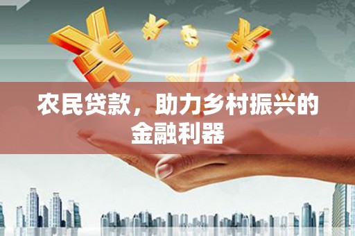 岳普湖农民贷款，助力乡村振兴的金融利器
